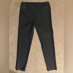 Soho Black and Gray Checkered Fabric